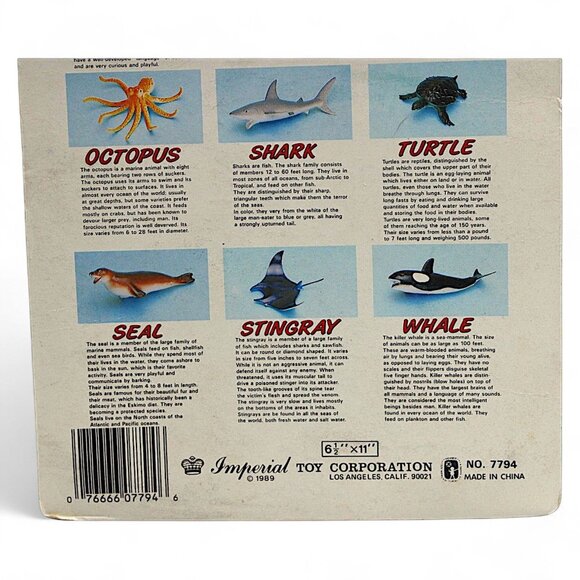 Imperial Creatures Of The Sea Collectible Toy Set With Shark Stingray & Sawfish - Picture 5 of 7